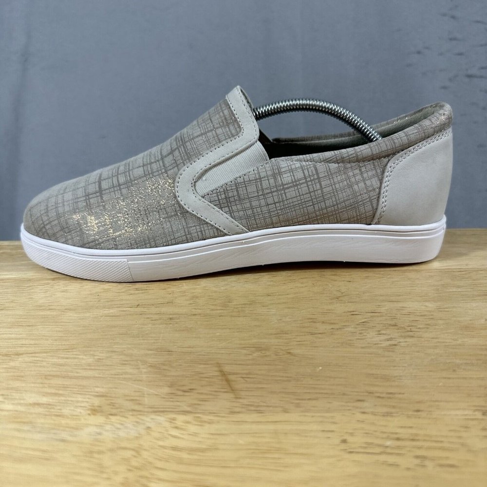 Propet Nyomi WCS024L Slip On Comfort Sneakers Womens Size 12 W (D) Light Grey